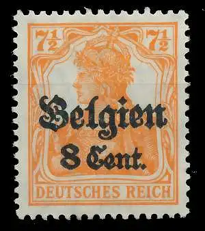 BES. 1WK LANDESPOST BELGIEN Nr 13aI postfrisch 45A736
