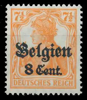 BES. 1WK LANDESPOST BELGIEN Nr 13aI postfrisch 45A726