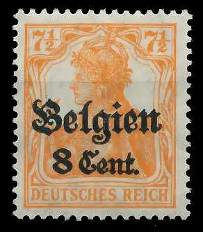 BES. 1WK LANDESPOST BELGIEN Nr 13aI postfrisch 45A732