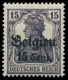 BES. 1WK LANDESPOST BELGIEN Nr 16bI ungebraucht 45A776