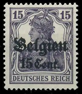 BES. 1WK LANDESPOST BELGIEN Nr 16bI postfrisch 45A766