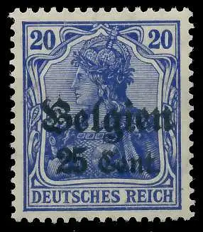 BES. 1WK LANDESPOST BELGIEN Nr 18a postfrisch 45A7AA