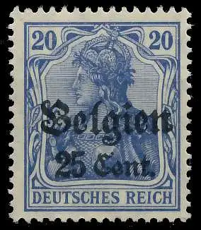 BES. 1WK LANDESPOST BELGIEN Nr 18b postfrisch 45A7D2