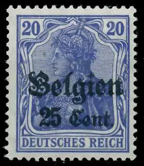 BES. 1WK LANDESPOST BELGIEN Nr 18d postfrisch 45A7F2