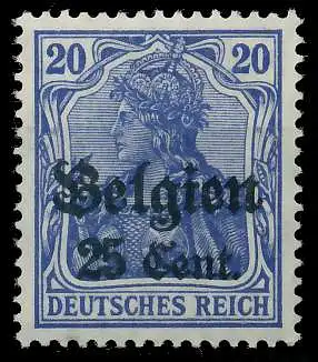 BES. 1WK LANDESPOST BELGIEN Nr 18d postfrisch 45A7F6