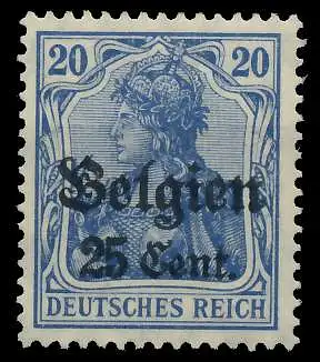 BES. 1WK LANDESPOST BELGIEN Nr 18b postfrisch 45A8EE