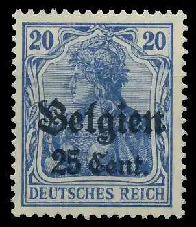 BES. 1WK LANDESPOST BELGIEN Nr 18b postfrisch 45A8F2