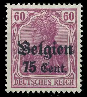 BES. 1WK LANDESPOST BELGIEN Nr 21a postfrisch 45A8FA