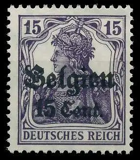 BES. 1WK LANDESPOST BELGIEN Nr 16a postfrisch 45A90E