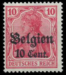 BES. 1WK LANDESPOST BELGIEN Nr 14b postfrisch 45A922