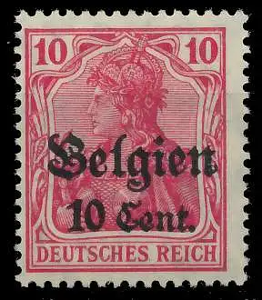 BES. 1WK LANDESPOST BELGIEN Nr 14b postfrisch 45A952