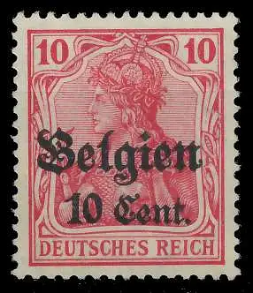 BES. 1WK LANDESPOST BELGIEN Nr 14cII ungebraucht 45A956