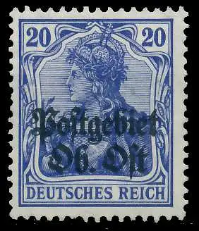 BES. 1WK PG OBER OST Nr 8a ungebraucht 45AA1E