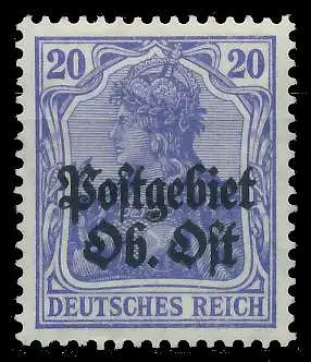 BES. 1WK PG OBER OST Nr 8c ungebraucht 45AA62