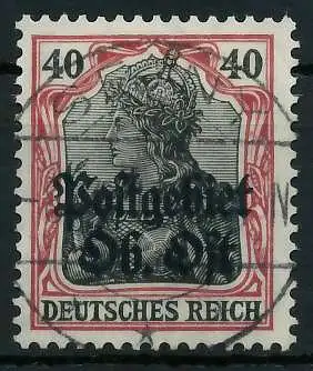 BES. 1WK PG OBER OST Nr 10b zentrisch gestempelt 45AAA6