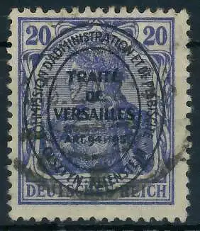 ALLENSTEIN Nr 19b gestempelt 45AB52