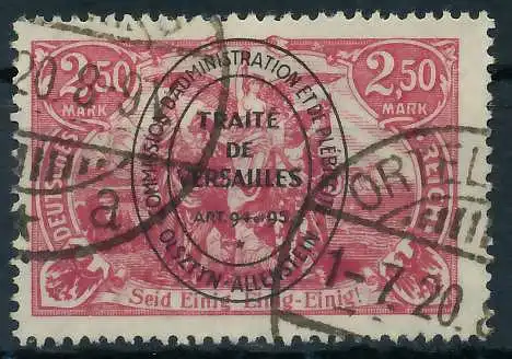 ALLENSTEIN Nr 27b gestempelt 462BFE