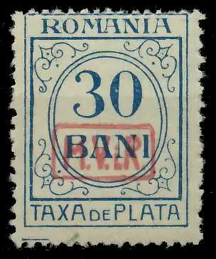 BES. 1WK D-MV RUMÄNIEN PORTO Nr 4 ungebraucht 462C9E