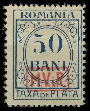 BES. 1WK D-MV RUMÄNIEN PORTO Nr 5 postfrisch 462CB6