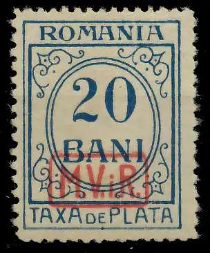 BES. 1WK D-MV RUMÄNIEN PORTO Nr 3 postfrisch 462C9A