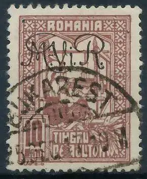 BES. 1WK D-MV RUMÄNIEN ZWANGSZUSCHLAG Nr K2y gestempelt 462D1A