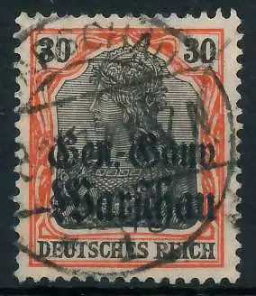 BES. 1WK D-POST IN POLEN Nr 14a gestempelt 462D82