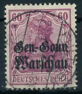 BES. 1WK D-POST IN POLEN Nr 16 gestempelt 462DB6