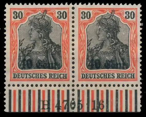 BES. 1WK ETAPPE WEST Nr 7 HAN A H4705.16 ungebraucht WAAG 462E56