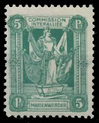 MARIENWERDER Nr 1 mWZ postfrisch 46323A