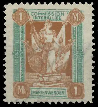 MARIENWERDER Nr 11 mWZ ungebraucht 4632C6