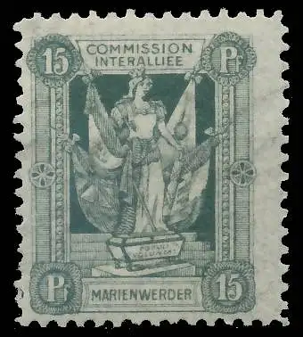 MARIENWERDER Nr 3 mWZ postfrisch 4632DE