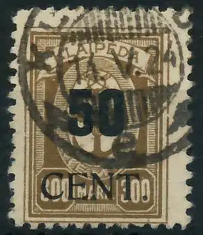 MEMEL 1923 Nr 198 gestempelt gepr. 472DEE