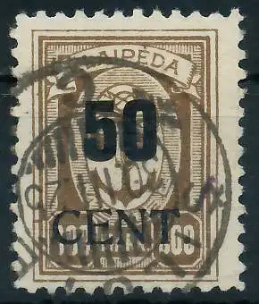 MEMEL 1923 Nr 198 gestempelt gepr. 472DFA