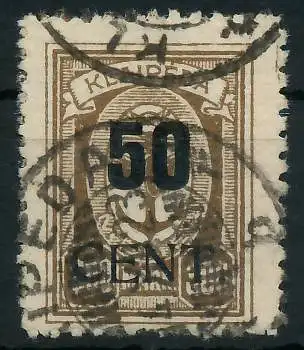 MEMEL 1923 Nr 198 gestempelt gepr. 472E22