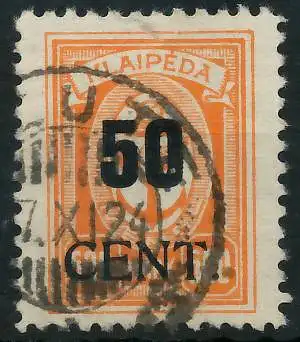 MEMEL 1923 Nr 200 gestempelt gepr. 472E16