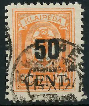 MEMEL 1923 Nr 200 gestempelt gepr. 472E26