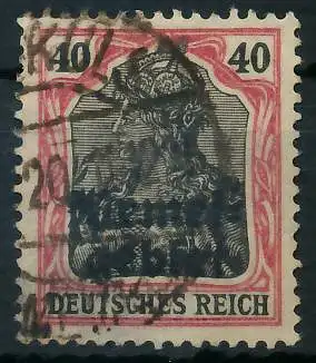 MEMEL 1920 GERMANIA Nr 6 gestempelt gepr. 472F4E