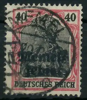 MEMEL 1920 GERMANIA Nr 6 gestempelt gepr. 472F22