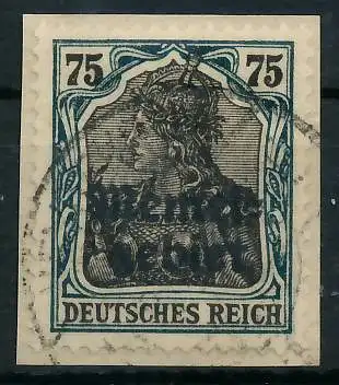 MEMEL 1920 GERMANIA Nr 8a gestempelt Briefst³ck 472F5E