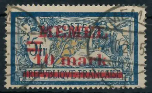 MEMEL 1920 Nr 32II gestempelt gepr. 473032