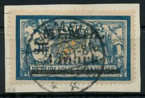MEMEL 1920 Nr 29y zentrisch gestempelt gepr. 47301E