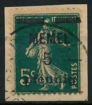 MEMEL 1920 Nr 18a gestempelt Briefst³ck gepr. 473072