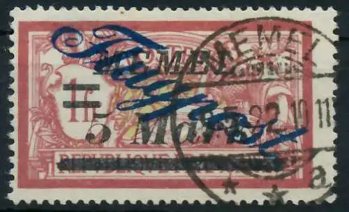 MEMEL 1922 Nr 81 gestempelt gepr. 4730DE