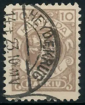 MEMEL 1923 Nr 141 gestempelt gepr. 4730E6