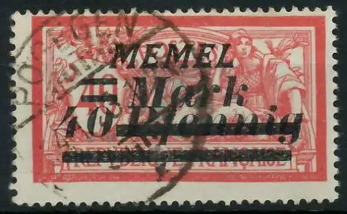 MEMEL 1922 Nr 119 gestempelt 478B1A