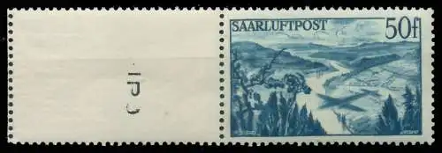 SAARLAND 1948 Nr 253Ldz postfrisch WAAGR PAAR 478BCA