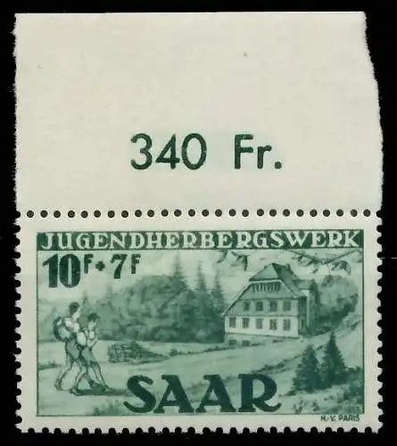SAARLAND 1949 Nr 263I postfrisch ORA 478BFA
