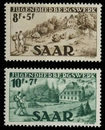 SAARLAND 1949 Nr 262-263 postfrisch 478C0A