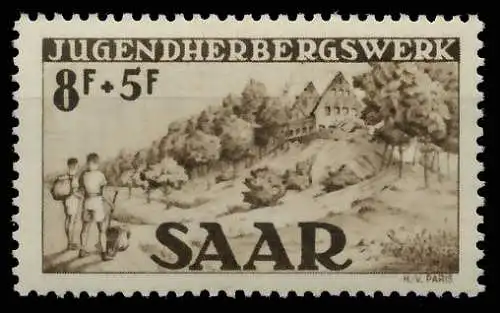 SAARLAND 1949 Nr 262I postfrisch 478C12