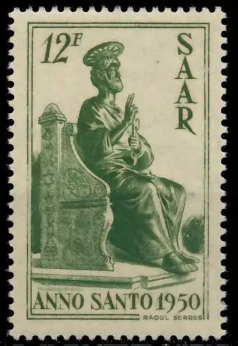SAARLAND 1950 Nr 293 postfrisch 478D76